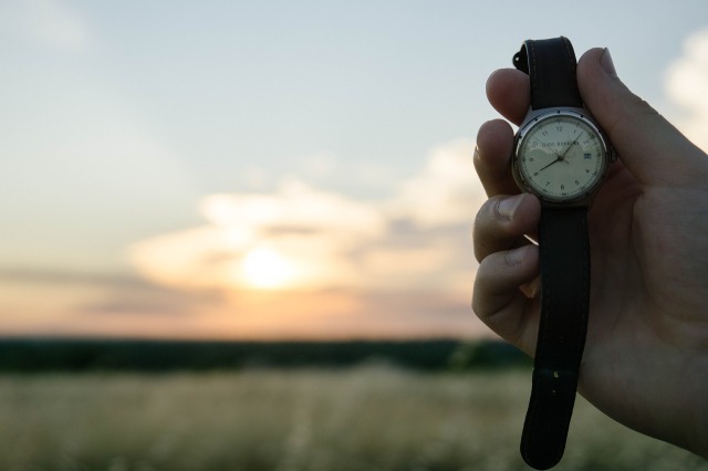 time watch sunset